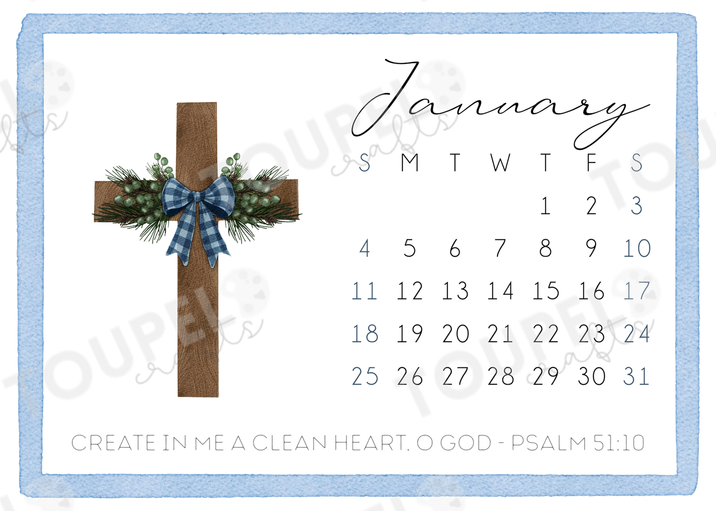 2026 Nondenominational Calendar